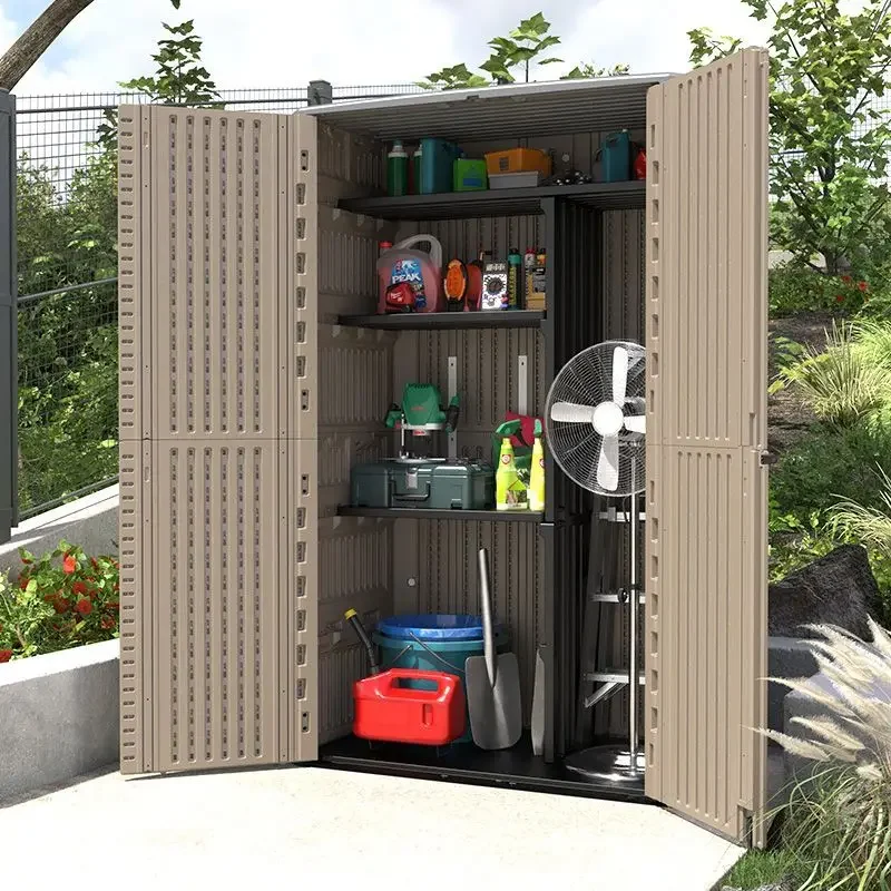 Storage - Outdoor storage cabinet, simple balcony outdoor