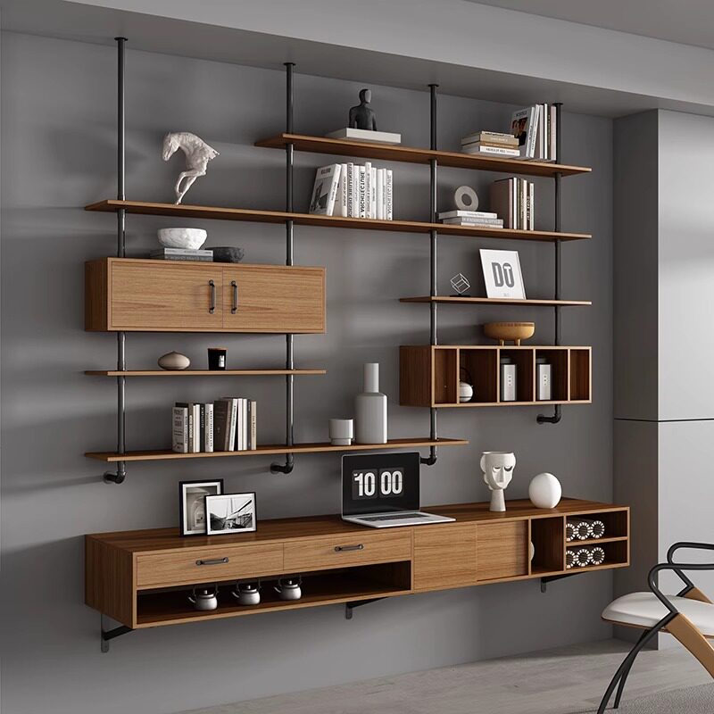 Modern Solid Wood Floating Des - Tables ulasan dan harga