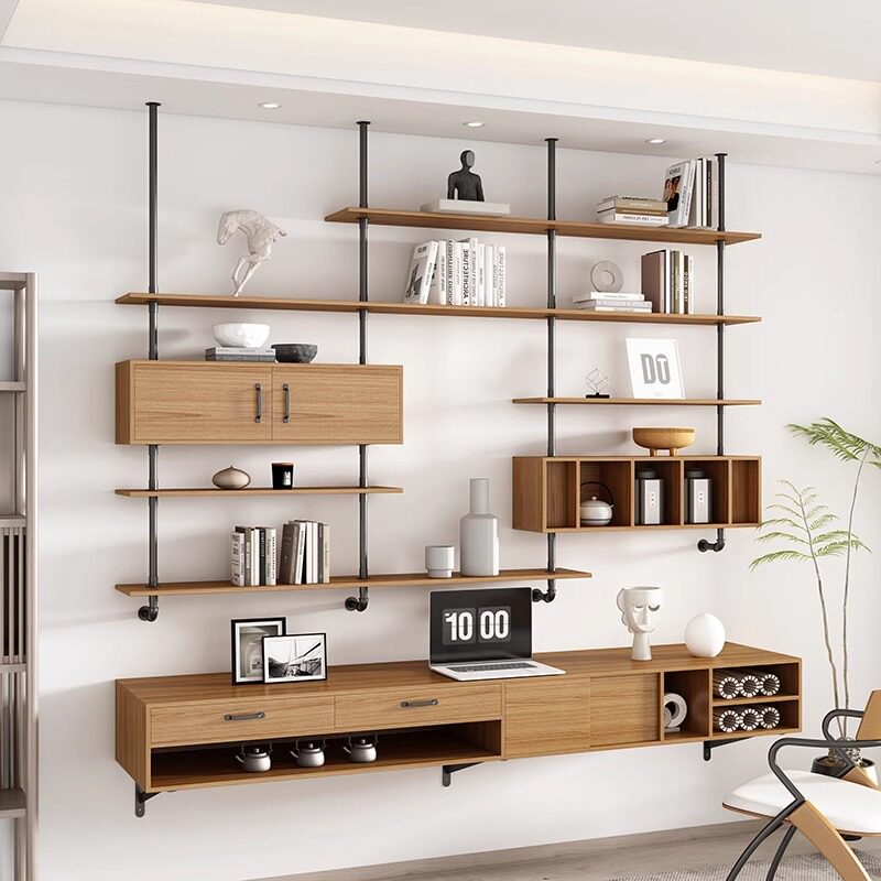 Modern Solid Wood Floating Des - Tables ulasan dan harga