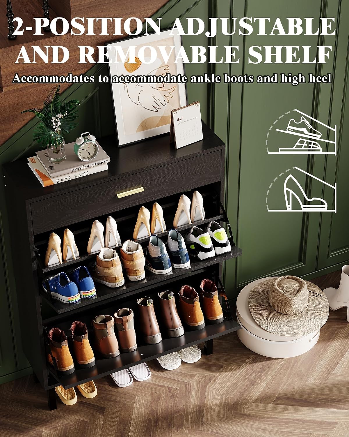 Narrow Shoe Cabinet Storage fo - Shoe Rack Cabinet Narrow Entryway ulasan dan harga