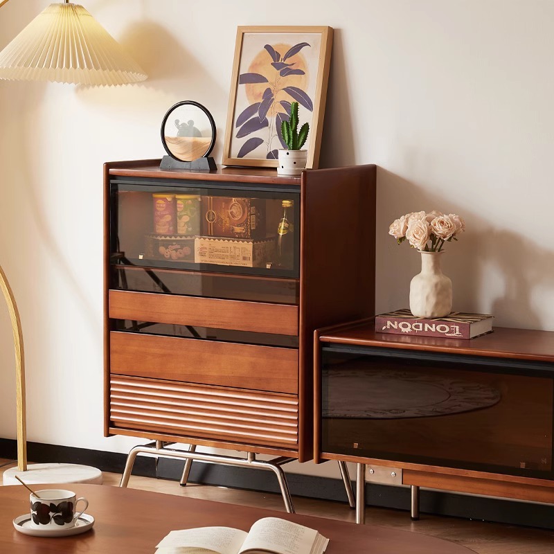 Solid wood chest Nordic, retro - Storage ulasan dan harga