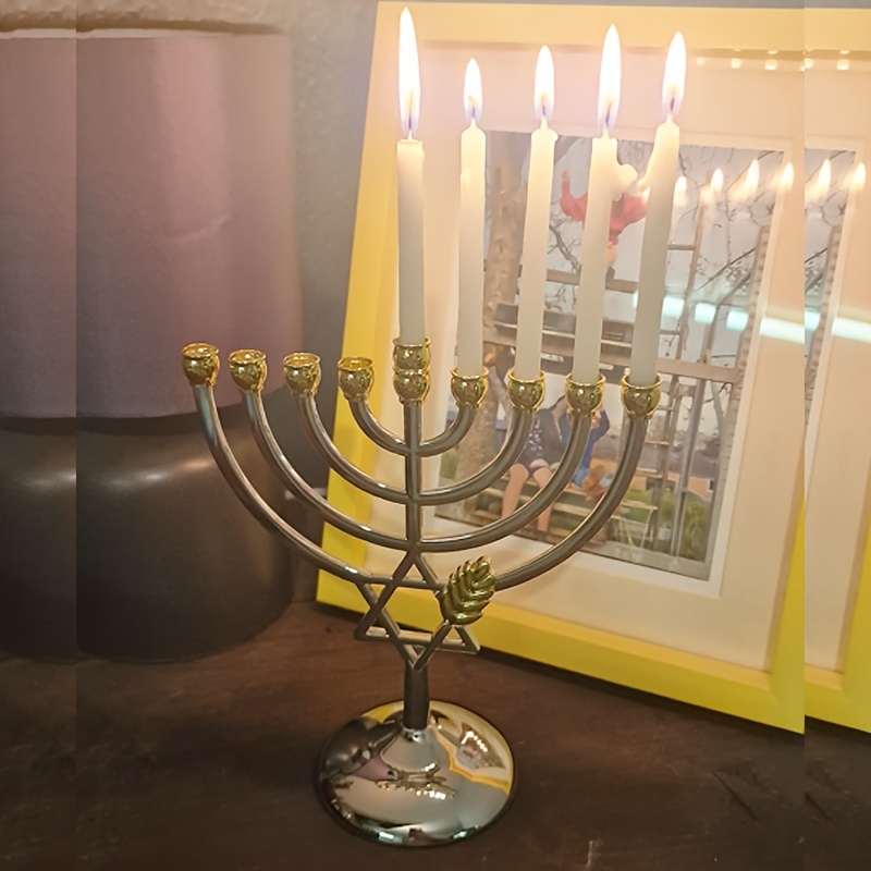 9 Branch Hanukkah Menorah Meta - Tables ulasan dan harga
