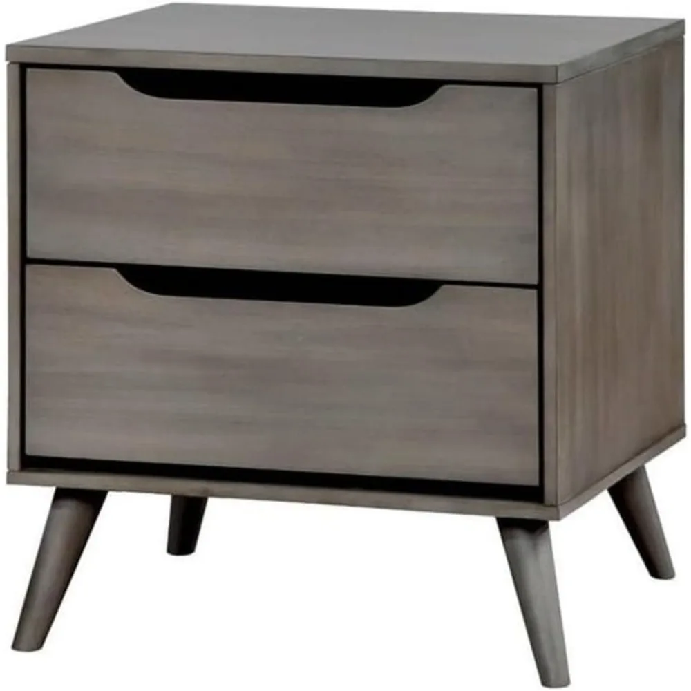 For 2-Drawer Mid-Century Solid - Solid Wood Nightstand 2 Drawers ulasan dan harga