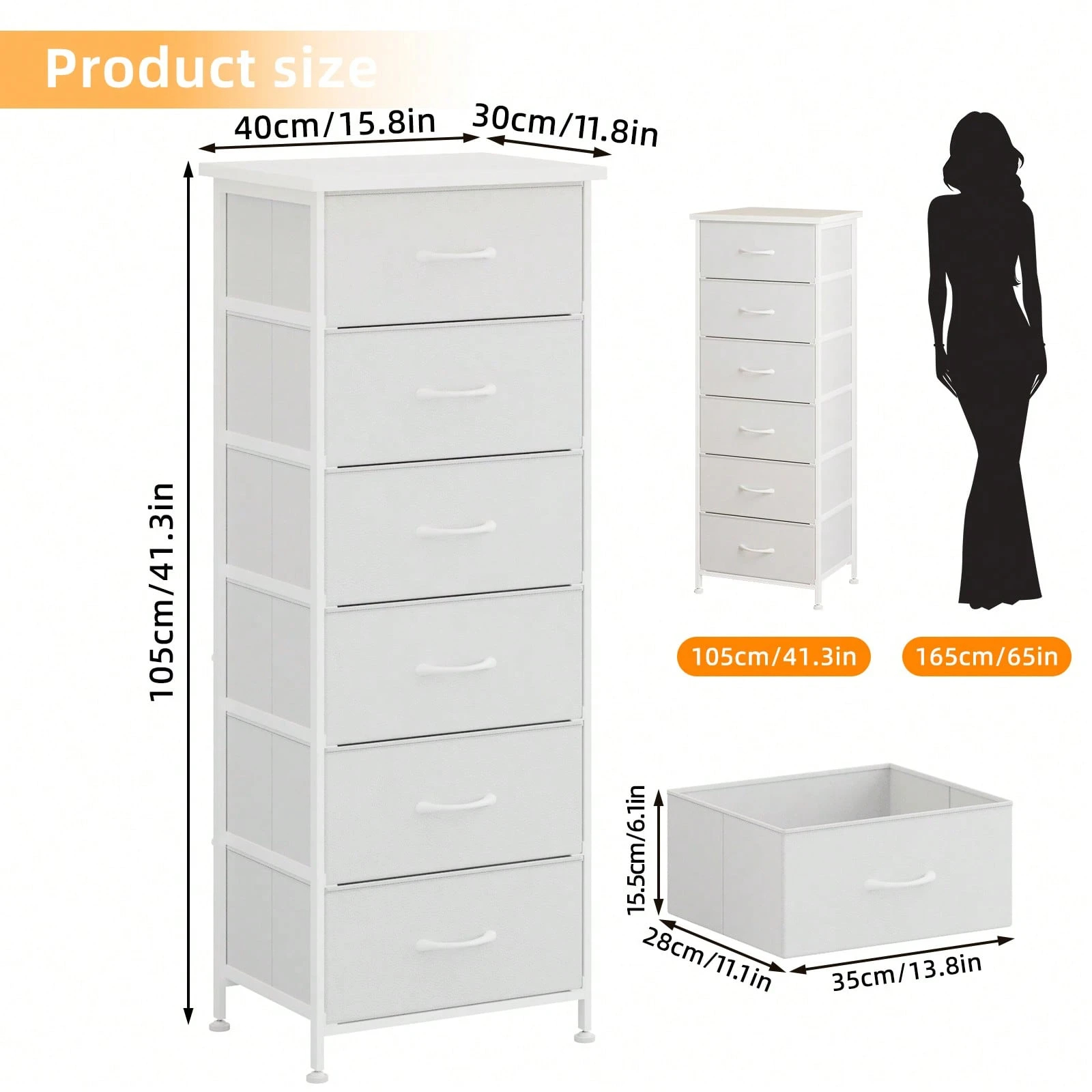 Tomnk 6 Drawers End Table, Tal - Bedroom Furniture ulasan dan harga