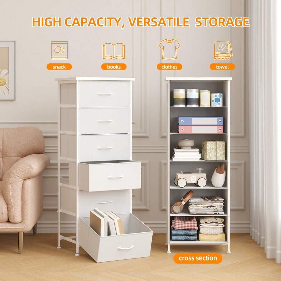 Tomnk 6 Drawers End Table, Tal - Bedroom Furniture ulasan dan harga