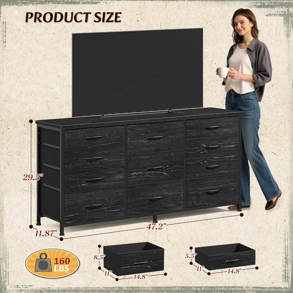 Dresser For Bedroom, Eleven Fa - Bedroom Furniture ulasan dan harga