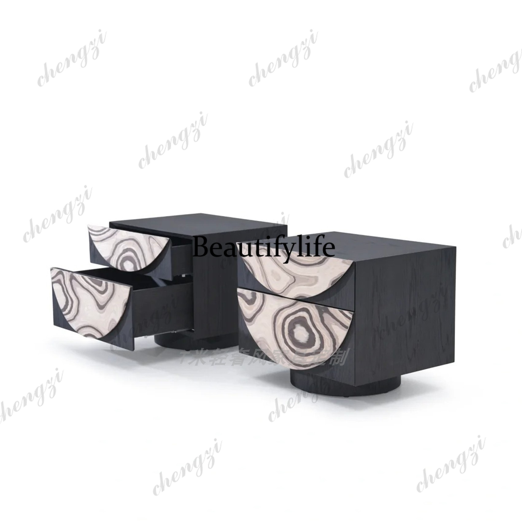 Modern minimalist bedside tabl - Tables ulasan dan harga