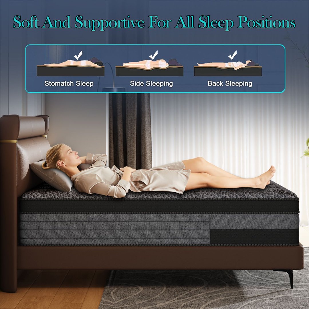 12/14inch Memory Foam Mattress - Memory Foam Mattress In A Box Queen ulasan dan harga