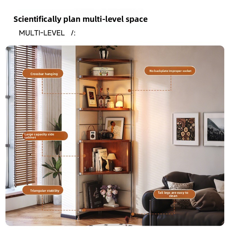 Corner Medieval Shelf, Triangl - Storage ulasan dan harga