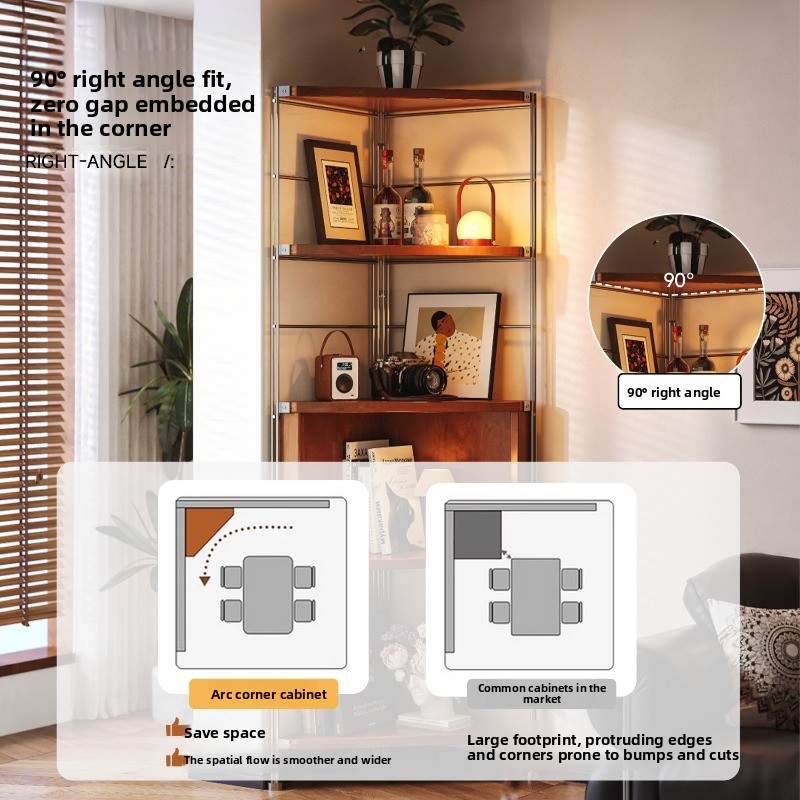 Corner Medieval Shelf, Triangl - Storage ulasan dan harga