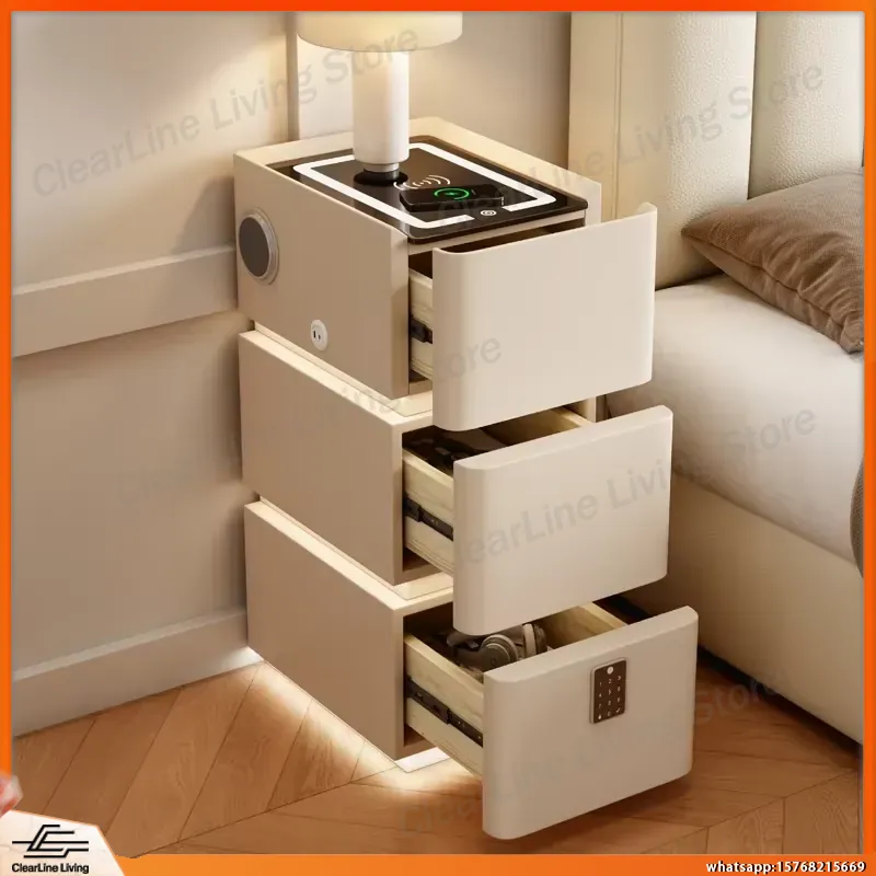 Ultra Narrow Floating Nightsta - Floating Nightstand With Led Light ulasan dan harga